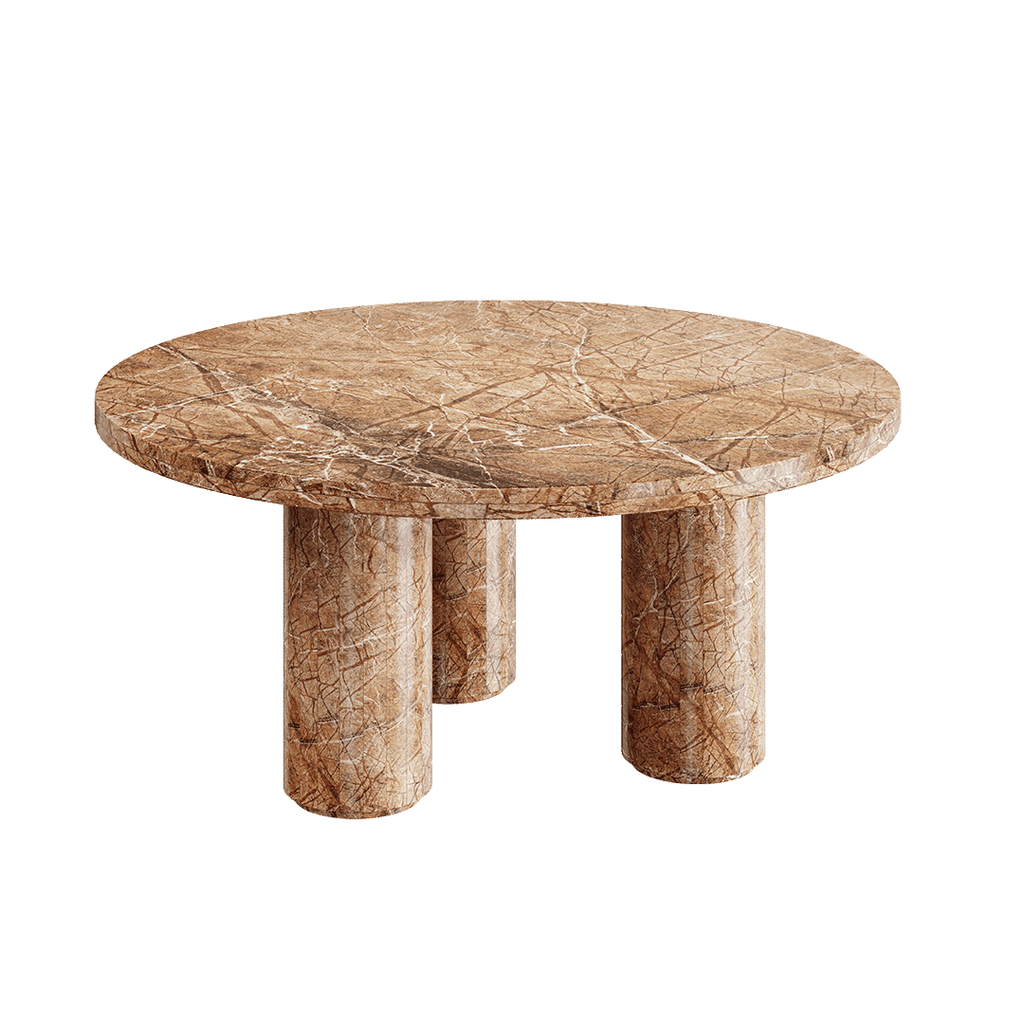 Casoli Marble Coffee Table, Mocha